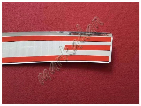 DB Chrome VW T5 Caravelle Arka Tampon Üstü Nikelaj 2003-2014 P.Çelik - Resim 2