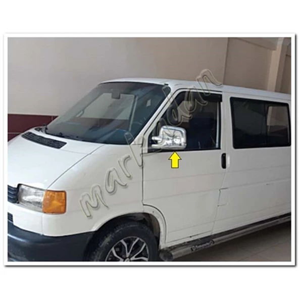 DB Chrome VW T4 Transporter Krom Ayna Kapağı 1995-2003 2 Parça Abs Krom - 3