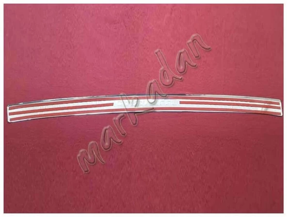 DB Chrome VW T5 Caravelle Arka Tampon Üstü Nikelaj 2003-2014 P.Çelik - Resim 3