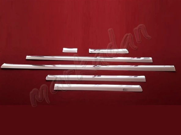 DB Chrome VW T5 Transporter Uzun Şasi Tek Sürgülü Krom Yan Kapı Çıtası 2003-2014 6 Parça P.Çelik ürün görseli