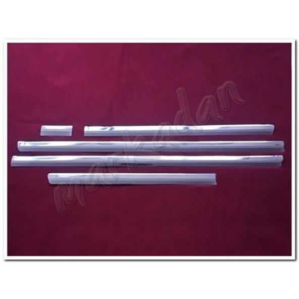 DB Chrome VW T5 Transporter Kısa Şase Krom Yan Kapı Çıtası 2003-2014 5 Parça P.Çelik ürün görseli