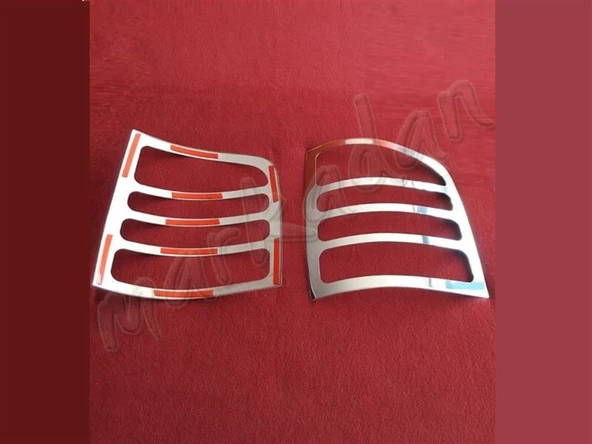DB Chrome VW T5 Transporter Stop Çerçeve Nikelajı 2003-2014 2 Parça P.Çelik - Resim 2
