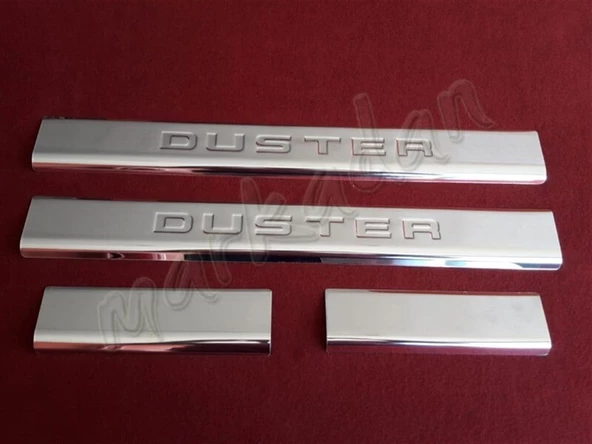 DB Chrome Dacia Duster Krom Kapı Eşiği 2010-2017 4 Parça P.Çelik ürün görseli