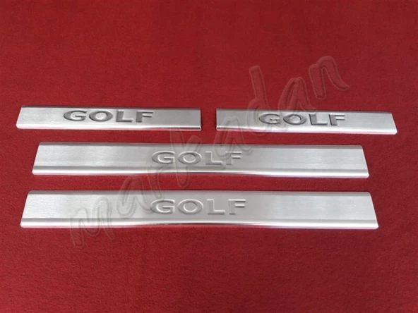 DB Chrome VW Golf 6 Krom Kapı Eşiği 2009-2012 4 Parça P.Çelik ürün görseli