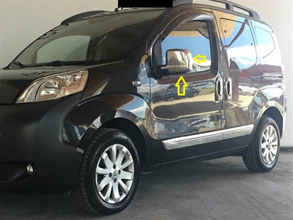 DB Chrome Peugeot Bipper Krom Ayna Kapağı 2008 Sonrası 2 Parça Abs Krom ürün görseli