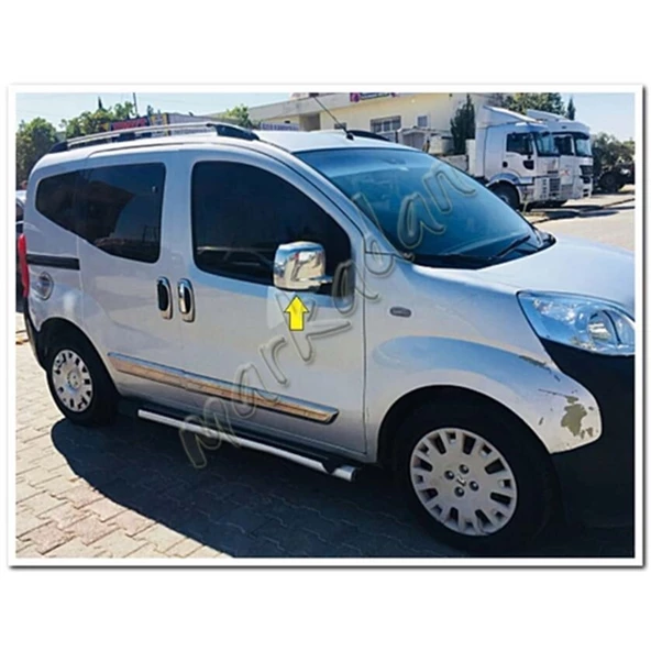 DB Chrome Peugeot Bipper Krom Ayna Kapağı 2008 Sonrası 2 Parça Abs Krom - Resim 4
