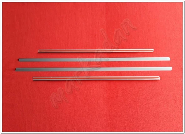 DB Chrome Chevrolet Aveo HB Cam Çıtası Nikelajı 2006-2011 4 Parça P.Çelik - Resim 2