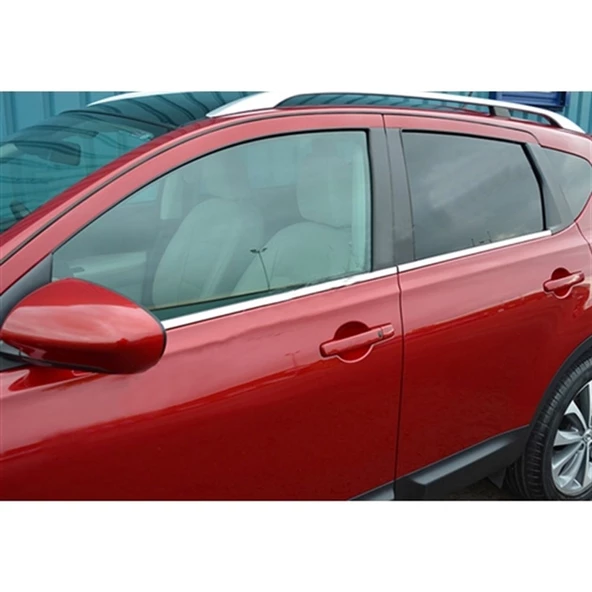 DB Chrome Nissan Qashqai+2 Cam Çıtası Nikelajı 2010-2014 4 Parça P.Çelik ürün görseli 1