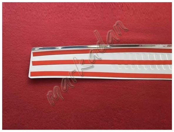 DB Chrome VW T4 Transporter Arka Tampon Üstü Nikelaj 1995-2003 P.Çelik - Resim 3