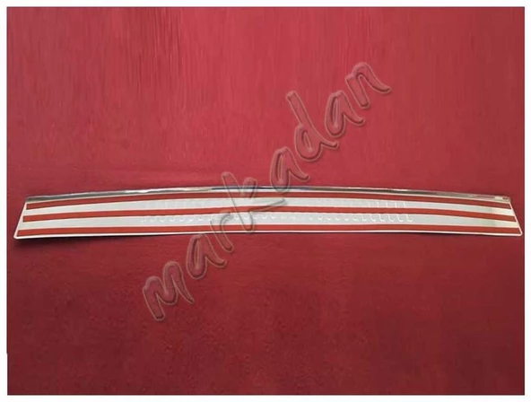 DB Chrome VW T4 Transporter Arka Tampon Üstü Nikelaj 1995-2003 P.Çelik - Resim 2