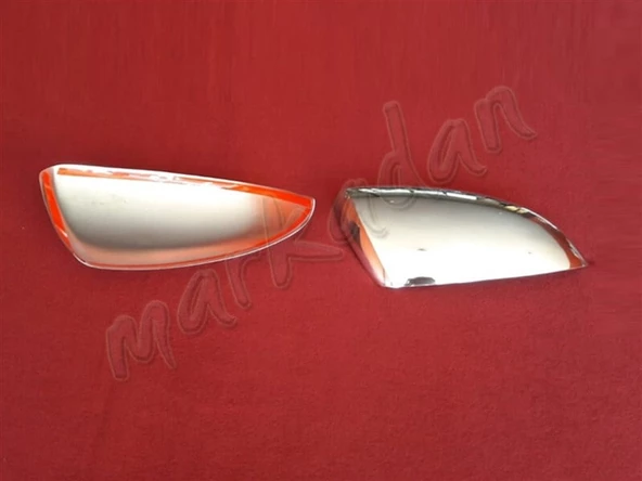 DB Chrome Nissan Qashqai Krom Ayna Kapağı 2007-2014 2 Parça P.Çelik - 2