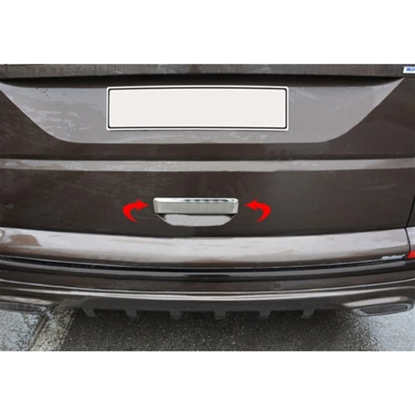 Markadan VW T6 Transporter Krom Bagaj Açma 2015-2024 Paslanmaz Çelik - Resim 3