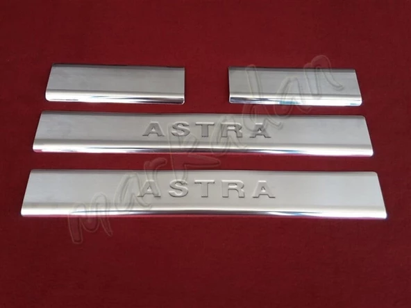 DB Chrome Opel Astra J Krom Kapı Eşiği 2009-2016 4 Parça P.Çelik
