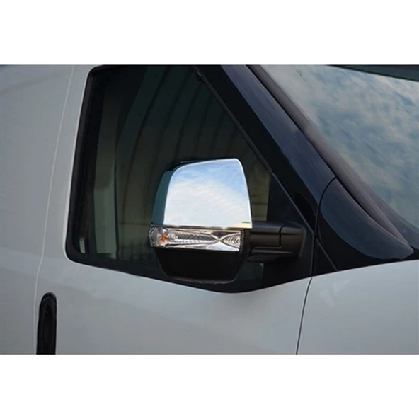 DB Chrome Opel Combo Krom Ayna Kapağı 2012-2018 2 Parça Abs Krom - Resim 3