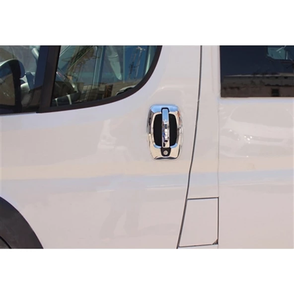 DB Chrome Citroen Jumper Kapı Kolu Nikelajı 2006 Sonrası 4 Kapı 8 Parça P.Çelik - Resim 3
