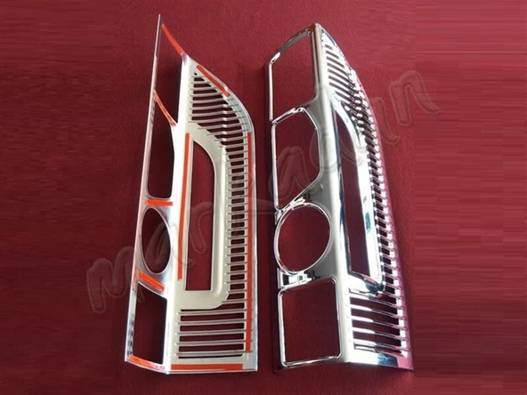 DB Chrome Peugeot Boxer Stop Çerçevesi 2006-2014 2 Parça Abs Krom - Resim 2