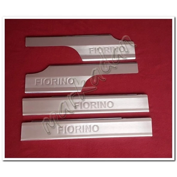 DB Chrome Fiat Fiorino Krom İç Kapı Eşiği 2008 Sonrası 4 Parça P.Çelik - Resim 2