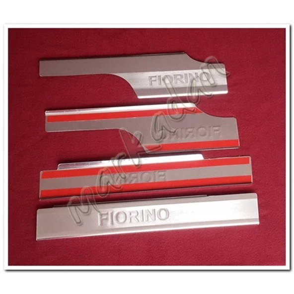 DB Chrome Fiat Fiorino Krom İç Kapı Eşiği 2008 Sonrası 4 Parça P.Çelik ürün görseli