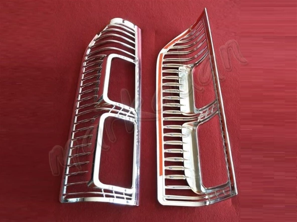 DB Chrome Renault Trafic Stop Çerçevesi 2015 Sonrası 2 Parça Abs Krom - Resim 2