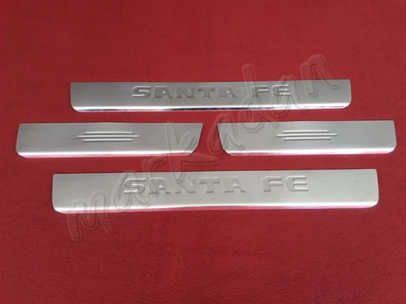 DB Chrome Hyundai Santa Fe Krom Kapı Eşiği 2007-2012 4 Parça P.Çelik ürün görseli