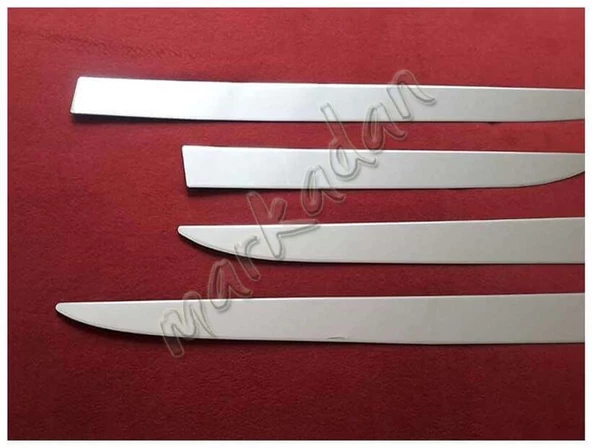 DB Chrome Hyundai Tucson Krom Geniş Yan Kapı Çıtası 2015-2020 4 Parça P.Çelik - Resim 3