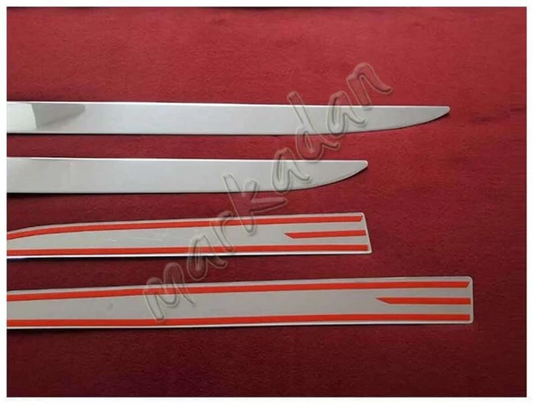 DB Chrome Hyundai Tucson Krom Geniş Yan Kapı Çıtası 2015-2020 4 Parça P.Çelik - Resim 4