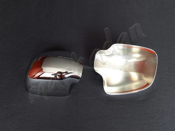 Markadan Dacia Duster Krom Ayna Kapağı 2012-2017 2 Parça Abs Krom - Resim 2