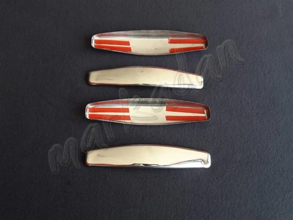 Markadan Dacia Duster Krom Kapı Kolu 2010-2017 4 Kapı Paslanmaz Çelik - Resim 2