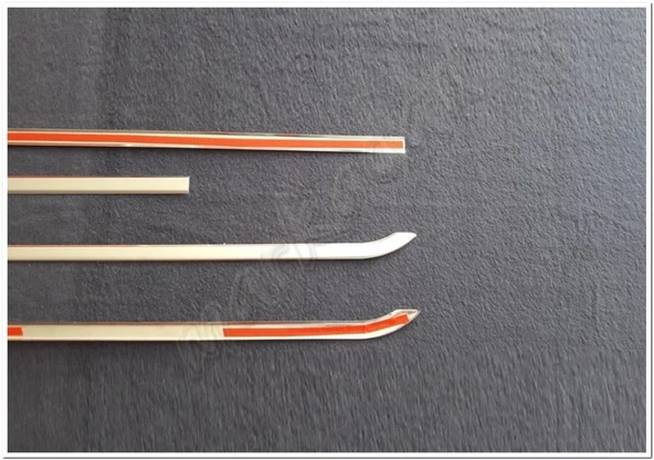 Markadan Fiat Doblo Krom Cam Çıtası 2010-2023 4 Parça Paslanmaz Çelik - 4