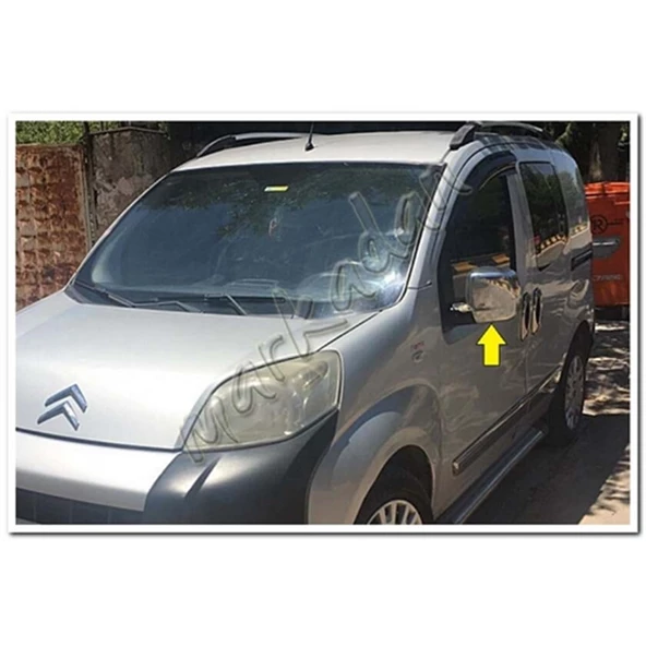Markadan Citroen Nemo Krom Ayna Kapağı 2008 Sonrası 2 Parça Abs Krom - 4