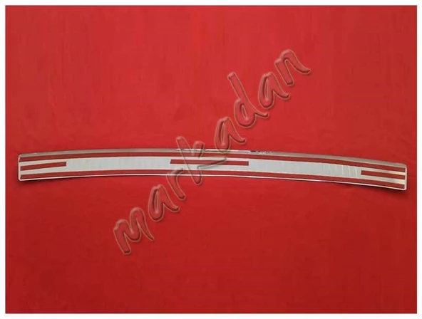 Markadan VW T5 Transporter Krom Arka Tampon Eşiği 2003-2014 Paslanmaz Çelik - Resim 3