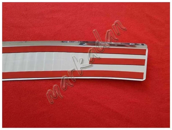 Markadan VW T5 Transporter Krom Arka Tampon Eşiği 2003-2014 Paslanmaz Çelik - Resim 2