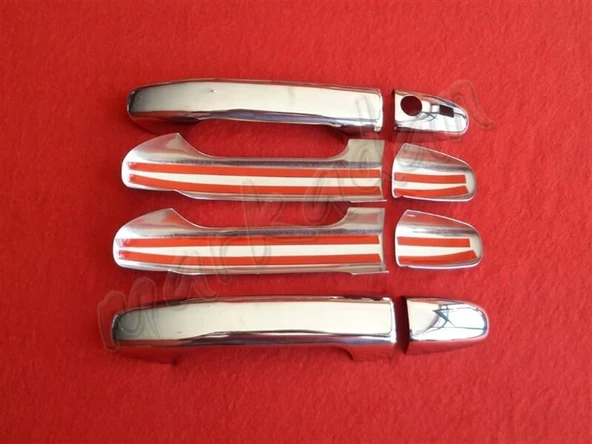 Markadan Mercedes Vito Sensörlü Krom Kapı Kolu 2014 Sonrasi 4 Kapı Paslanmaz Çelik - Resim 2