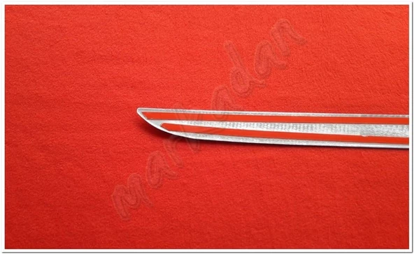 Markadan Dacia Logan Mcv Krom Bagaj Alt Çıta 2013-2020 Paslanmaz Çelik - Resim 4