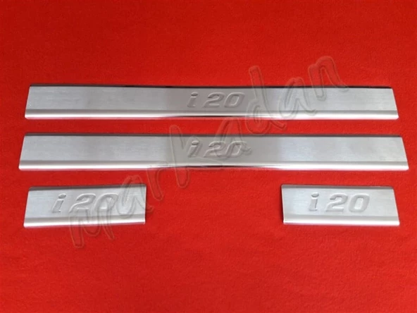 Markadan Hyundai i20 Krom Kapı Eşiği 2014-2020 4 Parça Paslanmaz Çelik ürün görseli
