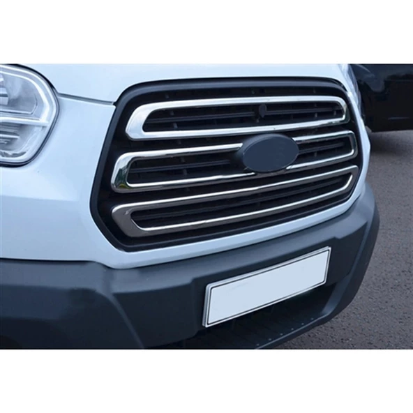 Markadan Ford Transit Krom Ön Panjur 2014-2018 3 Parça Paslanmaz Çelik ürün görseli