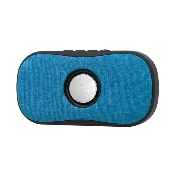 Frisby FS-182BT Bluetooth BT/TF/USB/AUX mavi hoparlör ürün görseli 1