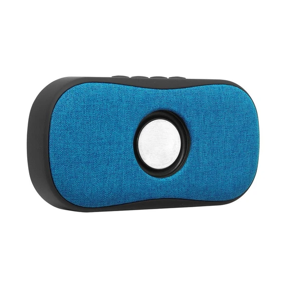 Frisby FS-182BT Bluetooth BT/TF/USB/AUX mavi hoparlör - Resim 3