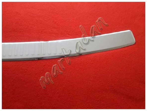 Markadan VW Caddy Krom Arka Tampon Eşiği 2004-2014 Paslanmaz Çelik - Resim 3