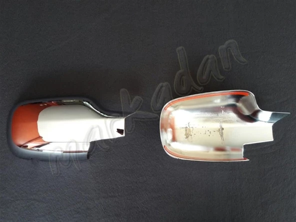 Markadan Renault Scenic 2 Krom Ayna Kapağı 2003-2009 2 Parça Abs Krom - Resim 2