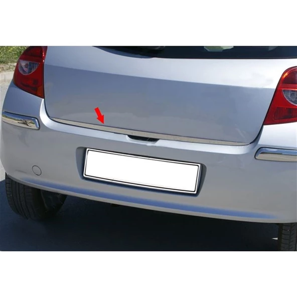 Markadan Renault Clio 3 HB Krom Bagaj Alt Çıta 2006-2011 Paslanmaz Çelik ürün görseli