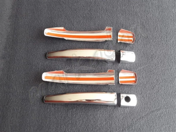 Markadan Peugeot Expert Krom Kapı Kolu 2007-2016 4 Kapı Paslanmaz Çelik - Resim 2