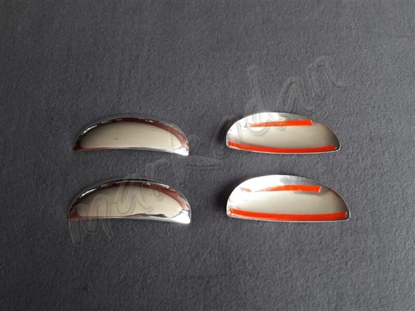 Markadan Peugeot 107 Krom Kapı Kolu 2007-2014 4 Kapı Paslanmaz Çelik - Resim 2