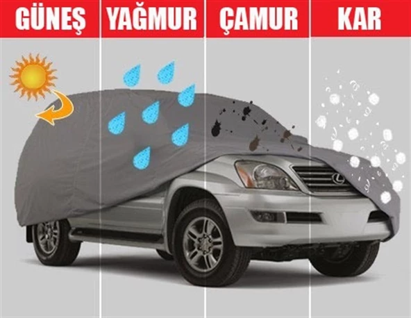 Guard Ford Focus HB Branda 2005-2011 4 Mevsim Miflonlu - Resim 2