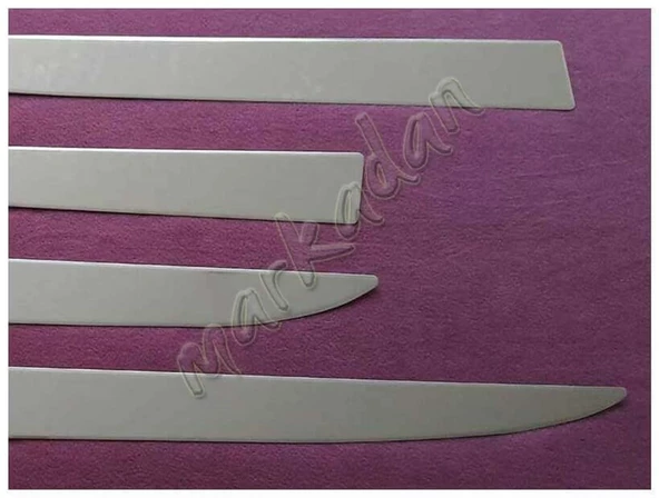 WOC Chrome Hyundai Tucson Krom Geniş Yan Kapı Çıtası 2015-2020 4 Parça Paslanmaz Çelik - Resim 3