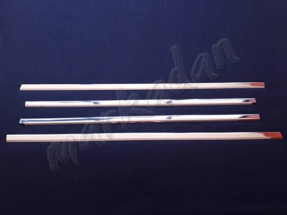 Markadan Mitsubishi Lancer Krom Cam Çıtası 2004-2007 4 Parça Paslanmaz Çelik ürün görseli