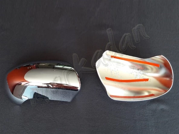 Markadan Nissan Qashqai Krom Ayna Kapağı 2007-2014 2 Parça Abs Krom - Resim 2