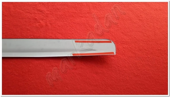 Markadan Nissan Qashqai Sensörsüz Krom Bagaj Çıtası 2007-2014 Paslanmaz Çelik - Resim 4