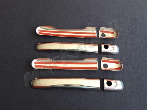 Markadan Mercedes Sprinter Krom Kapı Kolu 1998-2006 4 Kapı Paslanmaz Çelik - Resim 2