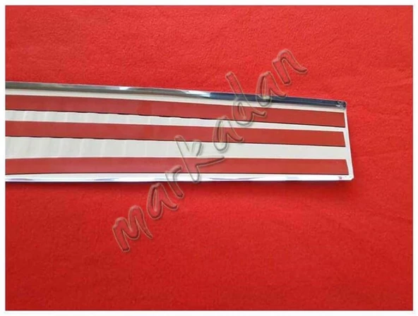 Markadan Mercedes Vito Krom Arka Tampon Eşiği 2004-2014 Paslanmaz Çelik - Resim 4